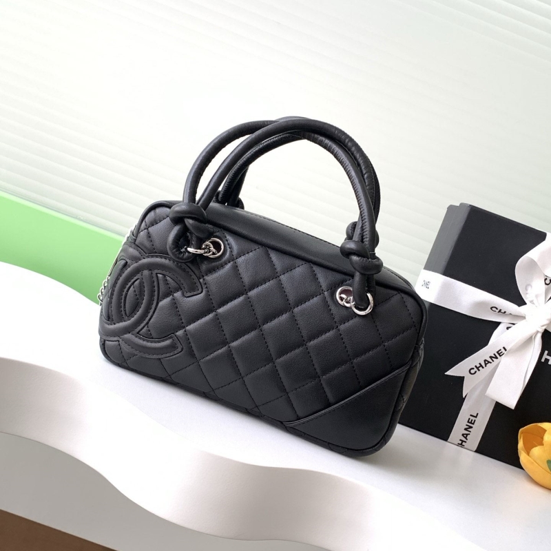 Ch*el top handle bags